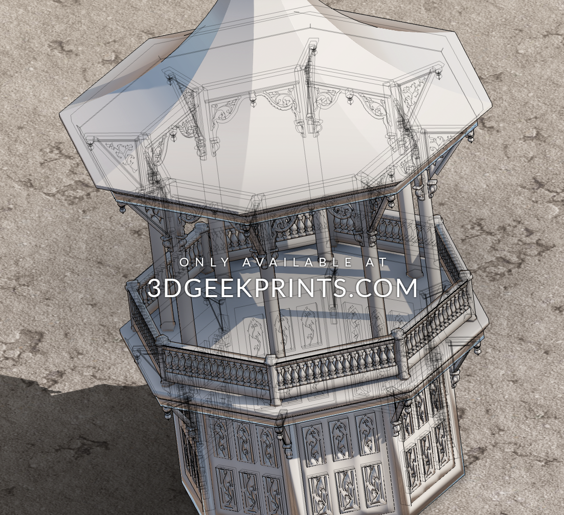 Gallipolis Bandstand Keepsake Ornament (1:128 Scale)